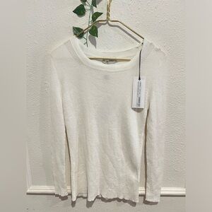 Alpha studio crewneck top